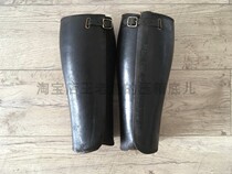 British military leather leg protection battle WW1 British officer leg guard military version Public