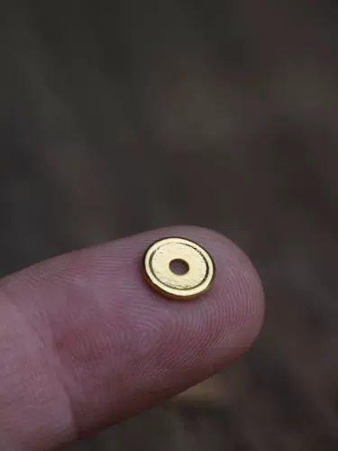 Золотой браслет с аксессуарами, медная прокладка, четки бодхи, 24 карат