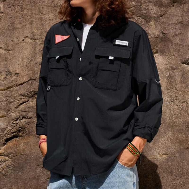 Columbia Columbia Shirt Men's 26 Spring and Summer Outdoor Casual Sun Protection Work Clothing Long-Sleeved Shirt Xe5187 Columbia Columbia Shirt Men's 26 Spring and Summer Outdoor Casual Sun Protection Work Clothing Long-Sleeved Shirt Xe5187
