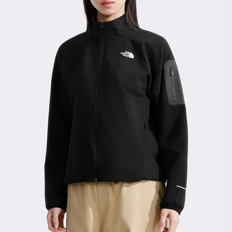 Thenorthface North Face Women's Soft Shell Jacket Women's 25 Spring and Summer Outdoor Casual Windproof Fleece Hooded Jacket 8Dfd
