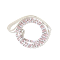 Out Walking Dog Rope Small Dog Teddy Bib Bear Beaume Corky Colored Beads Traction Rope Neckline Pets Slip Dog Chain Sub