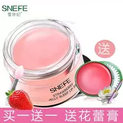 Xue Ling Ling Strawberry Sleep Lip Lip Balm Night Lip Care Mask Kem dưỡng ẩm giữ ẩm cho môi