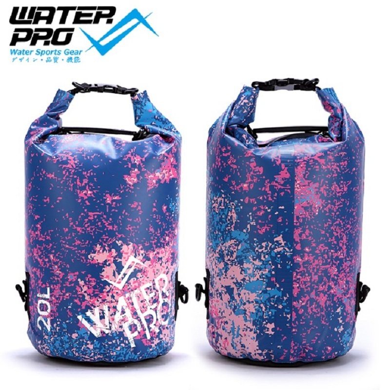 WATEPRO Outdoor Rafting Travel Portable Waterproof Bag Diving Beach Swimming Large Capacity Waterproof Bag Single Double Shoulder