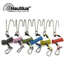 Nautilus Nautilus Single Double Head Flow Hook 316 Stainless Steel Spring Rope Reef Fixed Top Exile