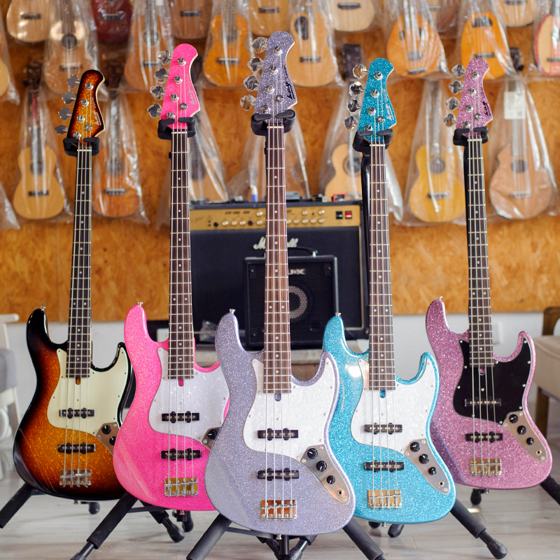 Japanese Bcg Bacchus Wjb 330 Series Jazz Bass Guitar Bass for Beginners