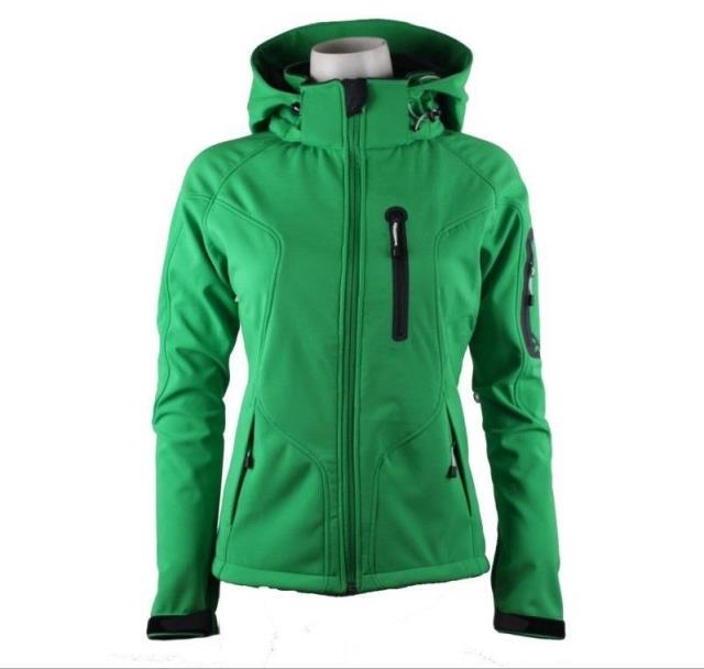 Swedish Style Women's Trendy Outdoor Softshell Fleece Jacket, Windproof, Warm, Breathable, Casual, Slim Fit Jacket for Autumn and Winter