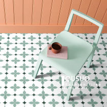 Fun Nordic restaurant small tiles Moroccan kitchen tile toilet parquet bathroom floor tiles