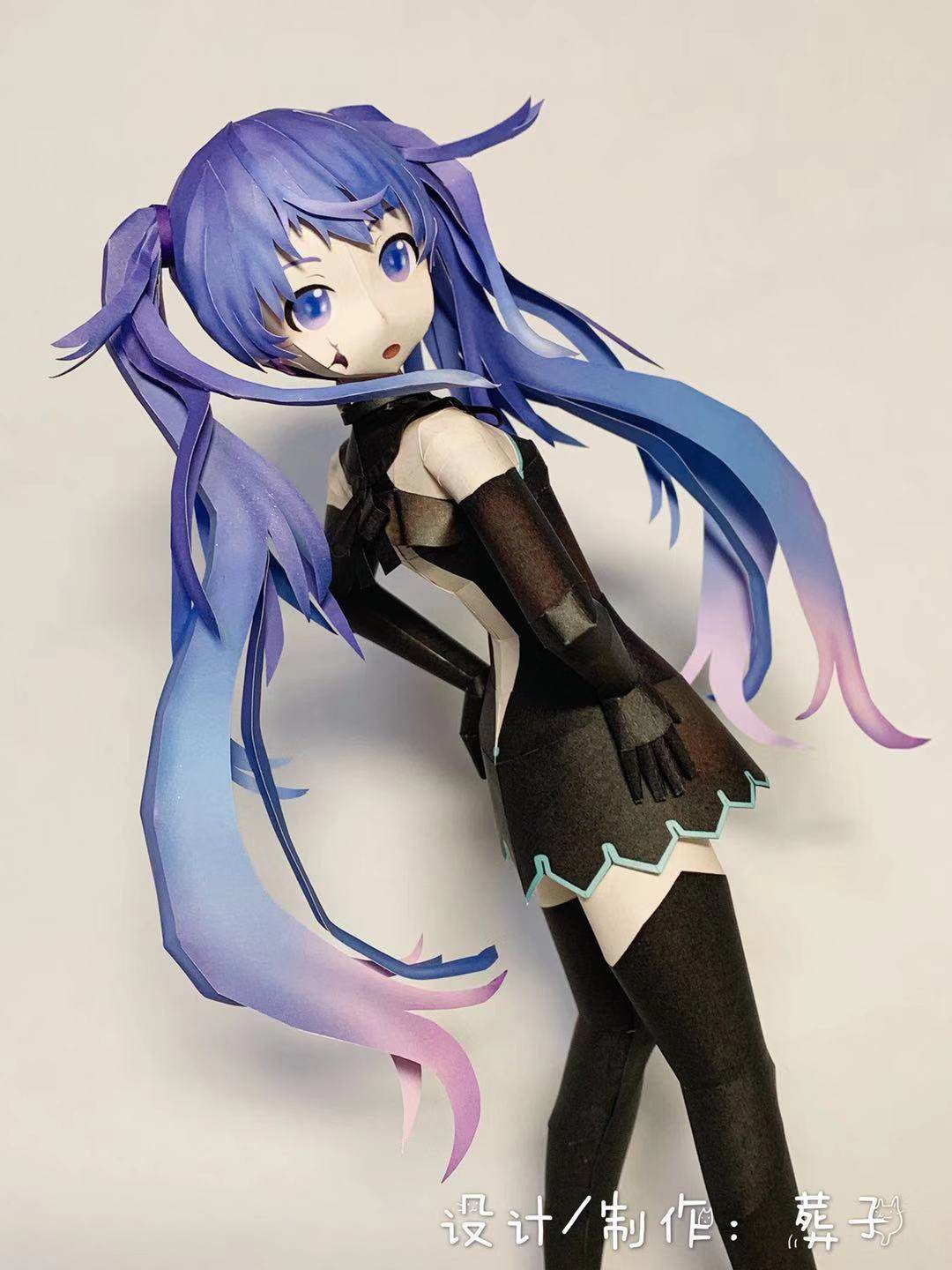 This is not a hand-made funeral design Hatsune ミク: GHOST Ghost Law Anime paper model handmade