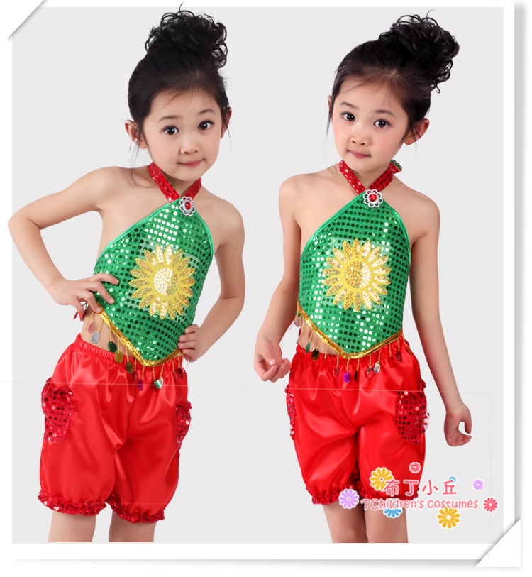 Ngày đầu năm của trẻ em Trang phục lễ hội Trẻ em Trang phục biểu diễn khiêu vũ Chàng trai eo trẻ em mẫu giáo Cô gái tạp dề đồ tết cho bé gái