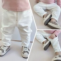 11017 белые однослойные джинсы