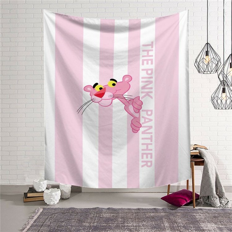 Lông cừu gửi ánh sáng Pink Leopard phòng ngủ trang trí tường phòng khách tấm thảm tường vải nền khăn trải bàn INS Bắc Âu tham trang tri