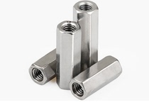 Hexagonal opposite sides 6 stainless steel 304 national standard hexagonal column nut double-way nut isolation column nut M4×5-80