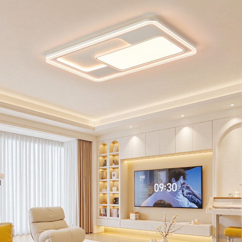 25-Op Led Ceiling Light Fixture, New Model for the Whole House, Full Spectrum Eye Protection, Main Light for Living Room, Complete Set for Bedroom, Lingyu Tc