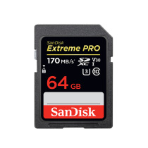 Sandisk Extreme Pro SDHC SDXC SD Card 64GB C10 U3 V30 UHS-I