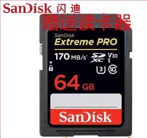 Sandisk, высокоскоростное хранилище, цифровая камера, карта памяти, 64G, 633x, 170м
