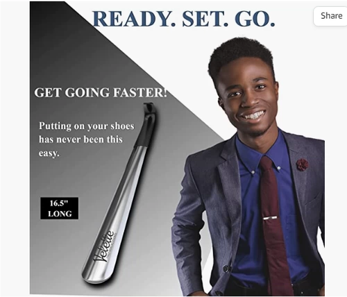 Металлические длинные туфли из нержавеющей стали, Amazon, 42см