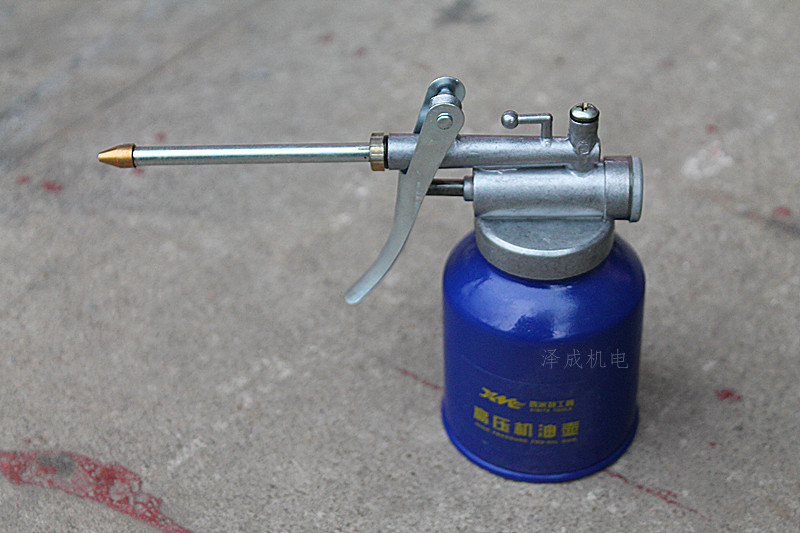 West Mitte 250g high-pressure motor oil pot full metal pot lubricate engine oil gun lubricator five gold tools