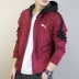 Puma quần áo nam 2017 mùa thu mới chạy thể thao áo khoác giản dị áo khoác trùm đầu 594829-01 áo khoác thể thao  Áo khoác thể thao / áo khoác