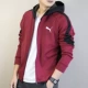 Puma quần áo nam 2017 mùa thu mới chạy thể thao áo khoác giản dị áo khoác trùm đầu 594829-01 áo khoác thể thao 