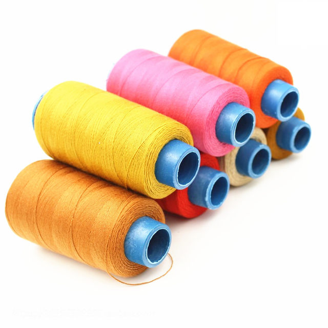 Jeans thread 203 strands polyester threaded hand-sewn canvas handmade house red black white yellow sewing machine thick thread