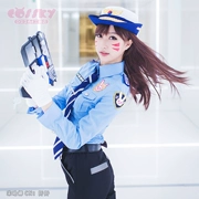 [cossky] xem tiên phong DVA Song Hana cos nữ cảnh sát nhỏ da cảnh sát quần áo cosplay quần áo tại chỗ