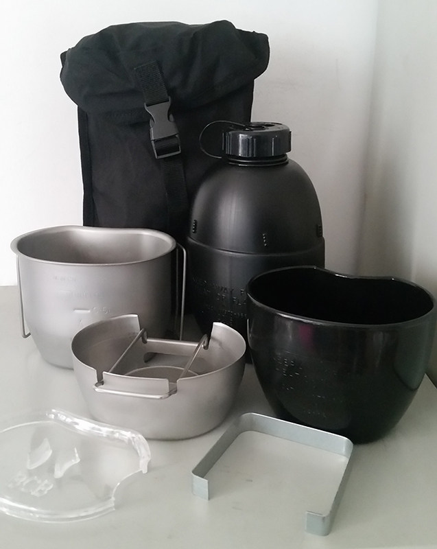 New full set BCB British Army Osprey Fish Eagle 58 Plastic kettle Crusader Bell Wilderness begging for a military version-Taobao