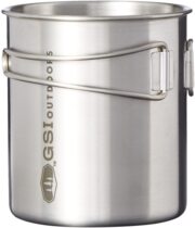 GSI Outdoors Glacier stainless steel water Cup Pot Pot