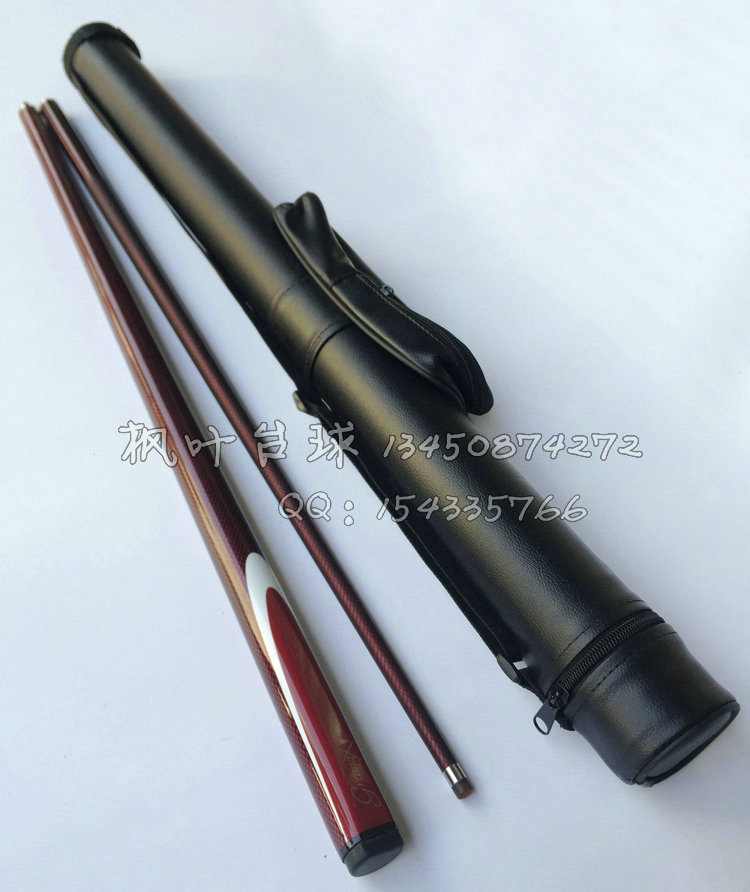 GRAMAX pool cue 1 2 red mesh cue box set small head snooker carbon pool cue