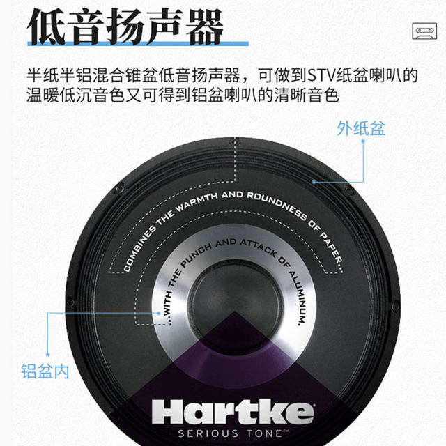 Hartke HD15HD25HD50HD75HD150 ລໍາໂພງເບດມືອາຊີບ ລໍາໂພງ BASS