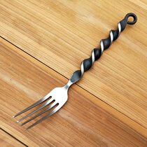 Forged dining fork Dining Knife Kits CAMPING SUPPLIES STAINLESS STEEL CUTLERY WESTERN DINING KNIFE FORK FEATURED PORTABLE WILD COOKING ADULTS