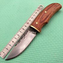 Handmade knife forged knife outdoor equipment portable saber straight knife eating meat knife hand meat knife hand meat knife cutting meat Sharp