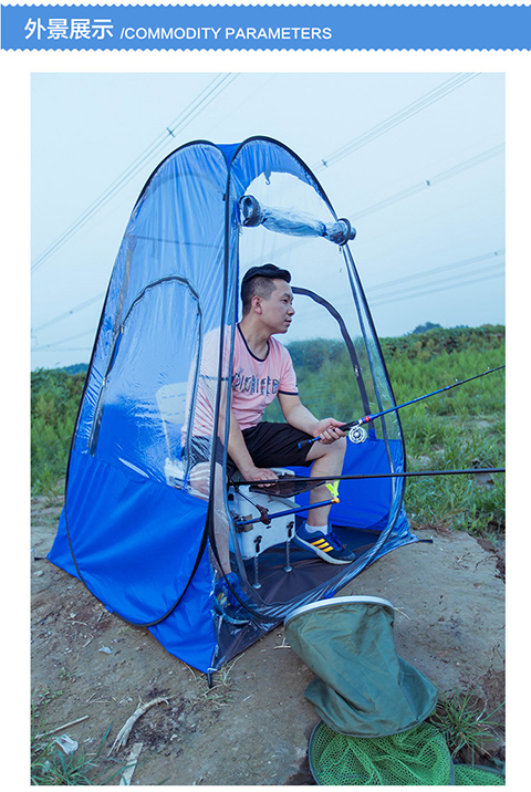 Bán tốt nhất cung cấp câu cá ngoài trời lều câu cá che nắng cách nhiệt đổ tự động tốc độ mở lều câu cá mùa đông - Lều / mái hiên / phụ kiện lều cọc lều
