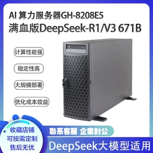 Полноценная версия вычислительного сервера Tower DeepSeek-R1 671B, технология большой модели Brown Ant HY90, та же модель
