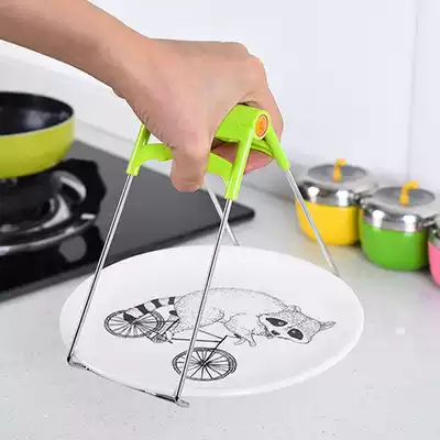 Plastic handle, stainless steel, bowl, and tray, anti-scalding pliers, saucepan, steamer, bowl, clip, steamer, bowl, clip