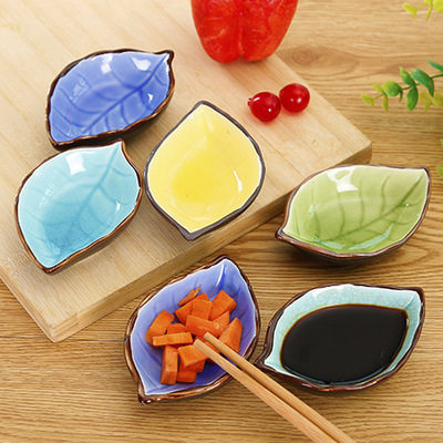 Ceramic Small Dish Sun Style Cutlery Multifunction Vinegar Dish Flavoured Dish Dish Dish Creative Snack Dish Taste Saucer Mini