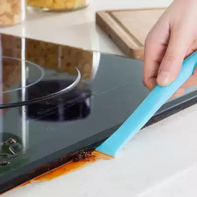 Plastic scraper Creative kitchen gas station decontamination double-headed scraper gap stain decontamination shovel Scratch grease straight shovel