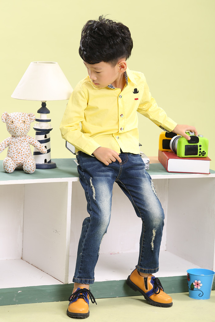 Chemise enfant à manche longue - Ref 2084327 Image 10