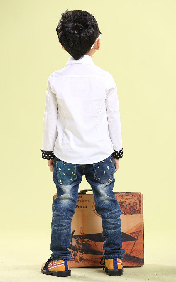 Chemise garcon à manche longue - Ref 2078204 Image 11