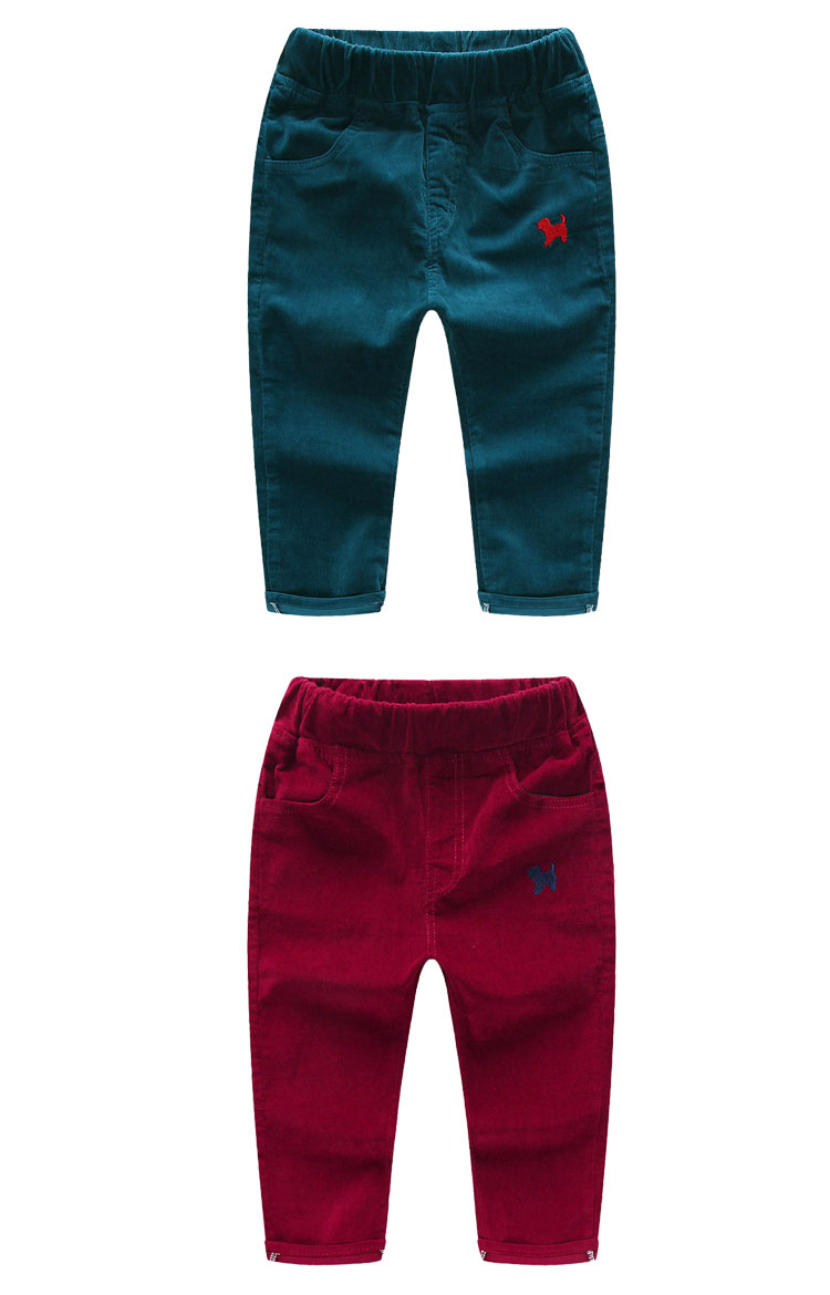Pantalon garcon en velours côtelé - Ref 2054807 Image 28