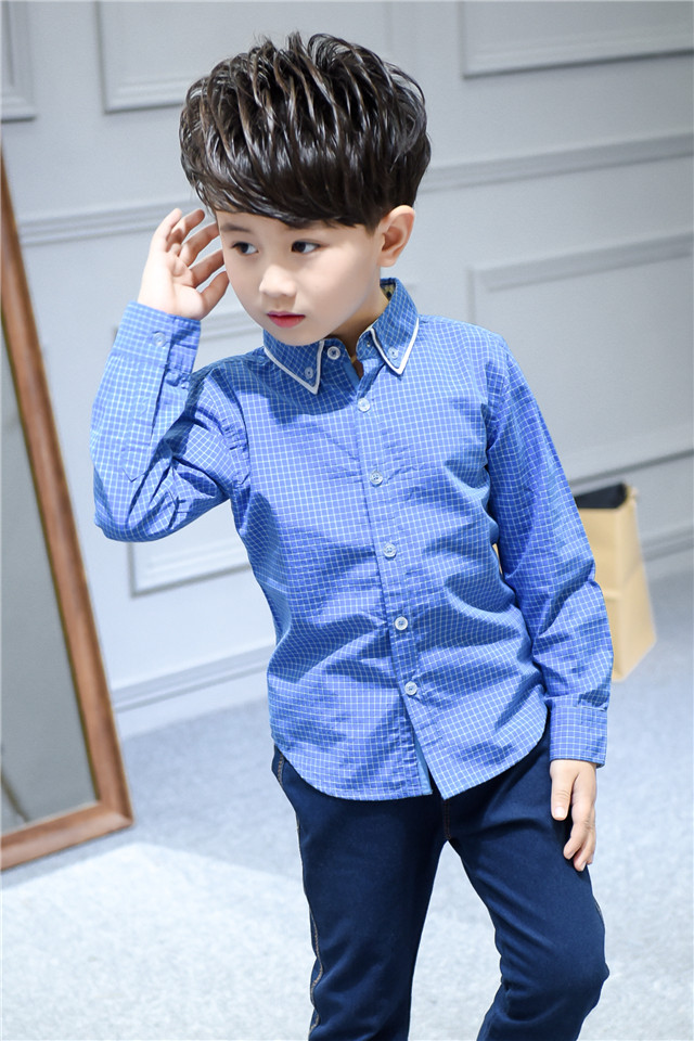 Chemise garcon à manche longue - Ref 2077062 Image 12