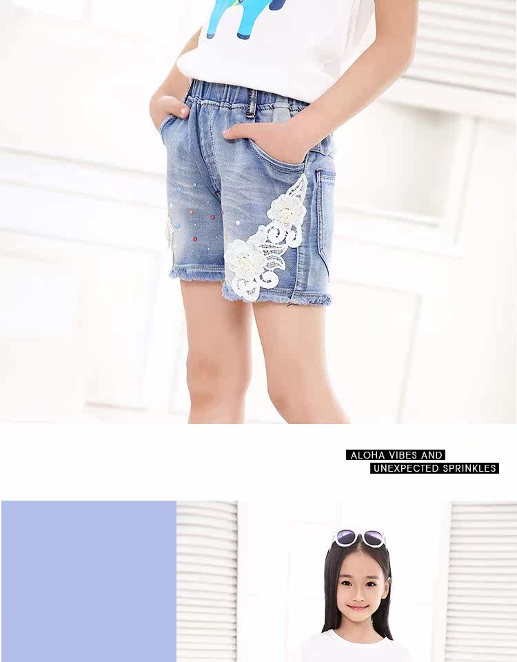 Pantalon fille en toile - Ref 2060643 Image 16
