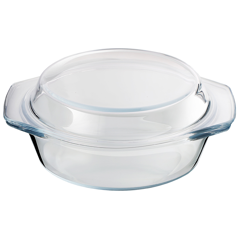 Oversized transparent tempered glass bowl with lid, soup pot, instant noodle bowl, steaming bowl, heat-resistant microwave oven suitable