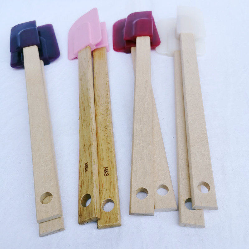 Foreign Trade Warehouse Sample Cake Baking Scraper Silicone Size Noodle Scraper Cream Spatula