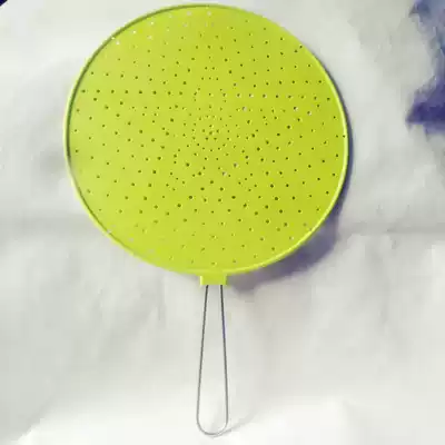Export quality stainless steel handle oil splash pot net cover high temperature silicone anti-scalding mesh cover fried oil-proof splash