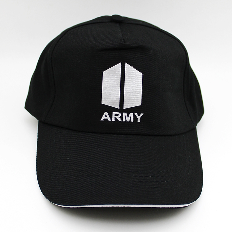 BTS Bulletproof Youth League Tên người hâm mộ ARMY Bullet New Logo Cotton Mũ bóng chày - Bóng chày