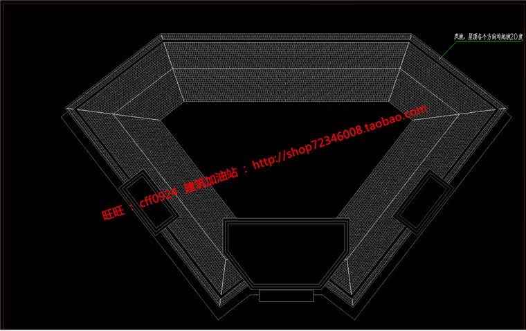 NO00147售楼处会所建筑方案设计su模型+cad图纸+效果图-7