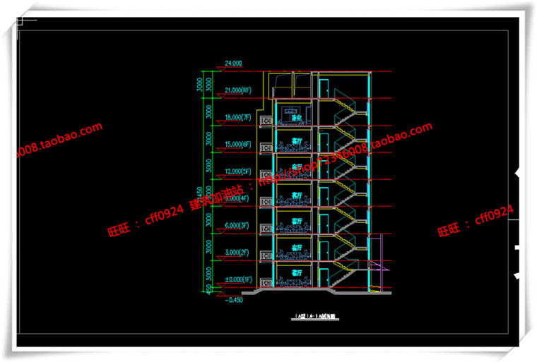 JZ288花园住宅/多层住宅全套设计SU模型+cad图纸+效果图+3D-18