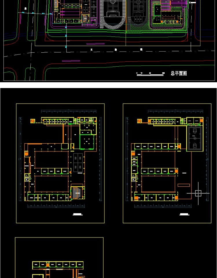DB0335210套学校建筑规划设计方案CAD和 SU含大学中小学-3
