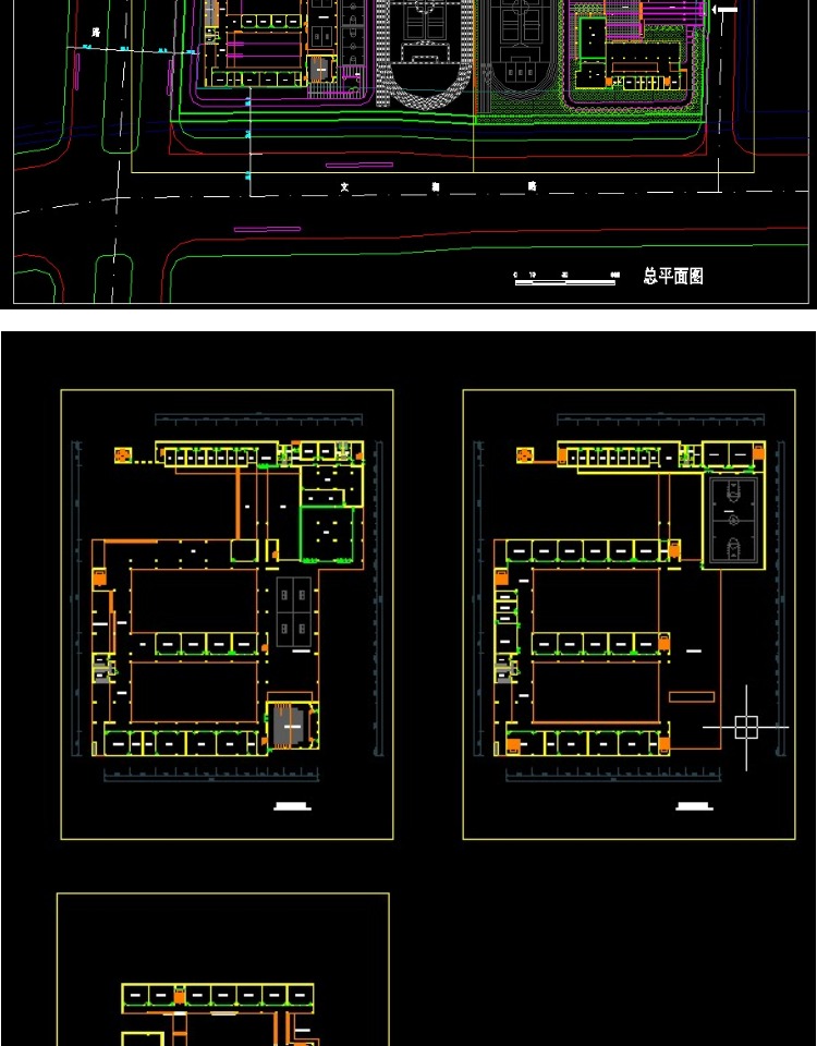 DB0335210套学校建筑规划设计方案CAD和 SU含大学中小学-3