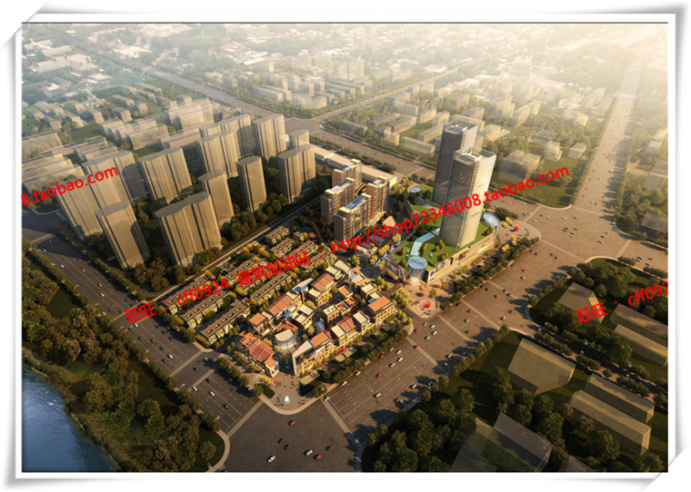 JZ205保利商业广场/中标项目SU模型+cad图纸+效果图+文本ppt-2